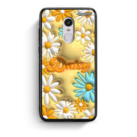 Thumbnail for Xiaomi Redmi Note 4/4X Bubble Daisies θήκη από τη Smartfits με σχέδιο στο πίσω μέρος και μαύρο περίβλημα | Smartphone case with colorful back and black bezels by Smartfits