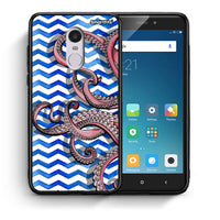 Thumbnail for Θήκη Xiaomi Redmi Note 4/4X Chevron Devilfish από τη Smartfits με σχέδιο στο πίσω μέρος και μαύρο περίβλημα | Xiaomi Redmi Note 4/4X Chevron Devilfish case with colorful back and black bezels