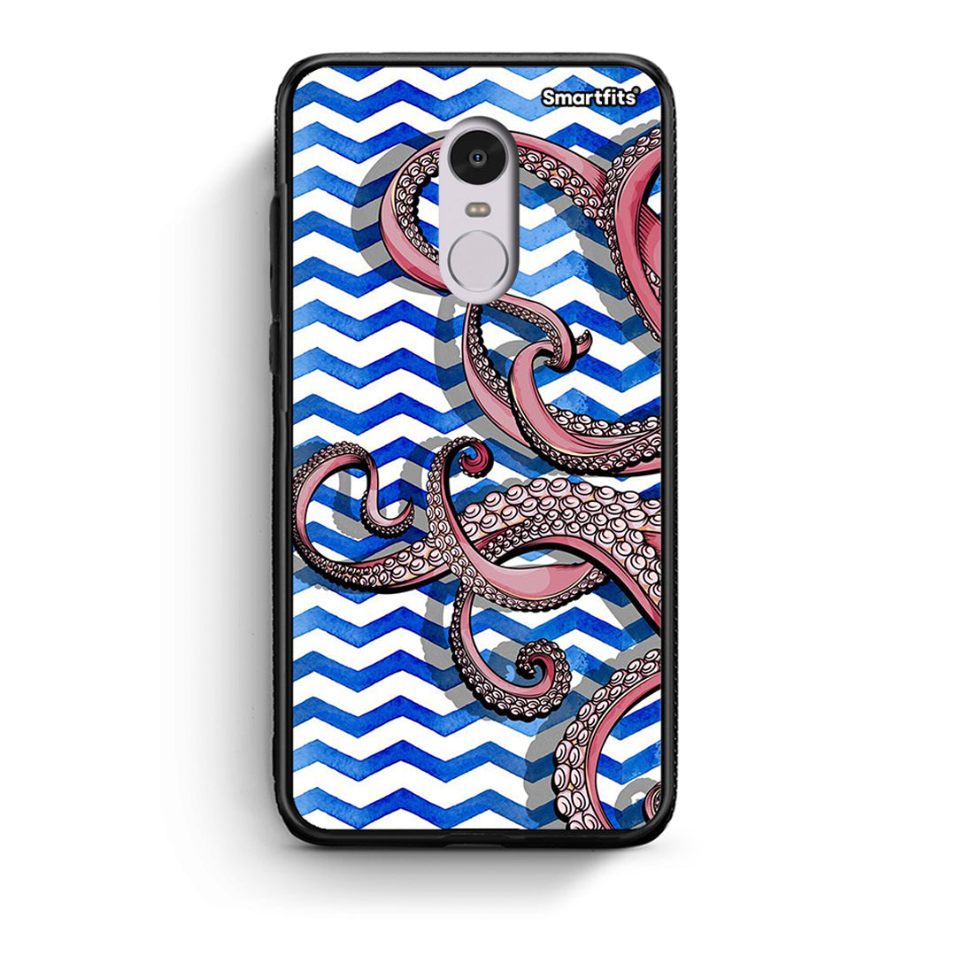 Xiaomi Redmi Note 4/4X Chevron Devilfish θήκη από τη Smartfits με σχέδιο στο πίσω μέρος και μαύρο περίβλημα | Smartphone case with colorful back and black bezels by Smartfits