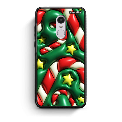Xiaomi Redmi Note 4/4X Christmas Bubbles θήκη από τη Smartfits με σχέδιο στο πίσω μέρος και μαύρο περίβλημα | Smartphone case with colorful back and black bezels by Smartfits