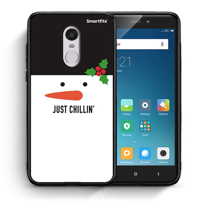 Θήκη Xiaomi Redmi Note 4/4X Christmas Chillin από τη Smartfits με σχέδιο στο πίσω μέρος και μαύρο περίβλημα | Xiaomi Redmi Note 4/4X Christmas Chillin case with colorful back and black bezels