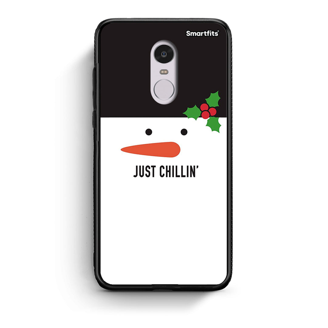 Xiaomi Redmi Note 4/4X Christmas Chillin θήκη από τη Smartfits με σχέδιο στο πίσω μέρος και μαύρο περίβλημα | Smartphone case with colorful back and black bezels by Smartfits