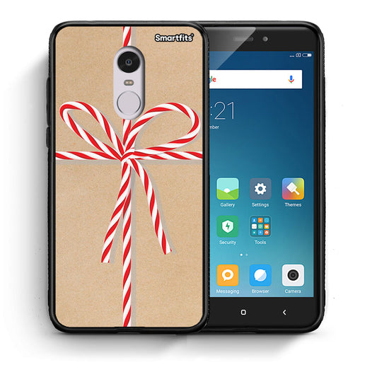 Θήκη Xiaomi Redmi Note 4/4X Christmas Gift από τη Smartfits με σχέδιο στο πίσω μέρος και μαύρο περίβλημα | Xiaomi Redmi Note 4/4X Christmas Gift case with colorful back and black bezels