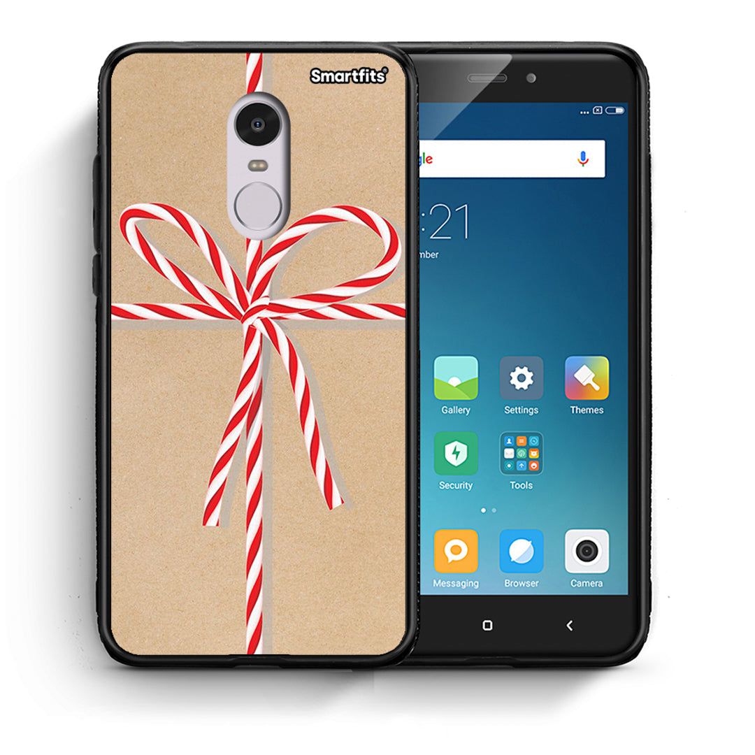 Θήκη Xiaomi Redmi Note 4/4X Christmas Gift από τη Smartfits με σχέδιο στο πίσω μέρος και μαύρο περίβλημα | Xiaomi Redmi Note 4/4X Christmas Gift case with colorful back and black bezels