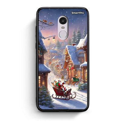 Xiaomi Redmi Note 4/4X Christmas Snow θήκη από τη Smartfits με σχέδιο στο πίσω μέρος και μαύρο περίβλημα | Smartphone case with colorful back and black bezels by Smartfits