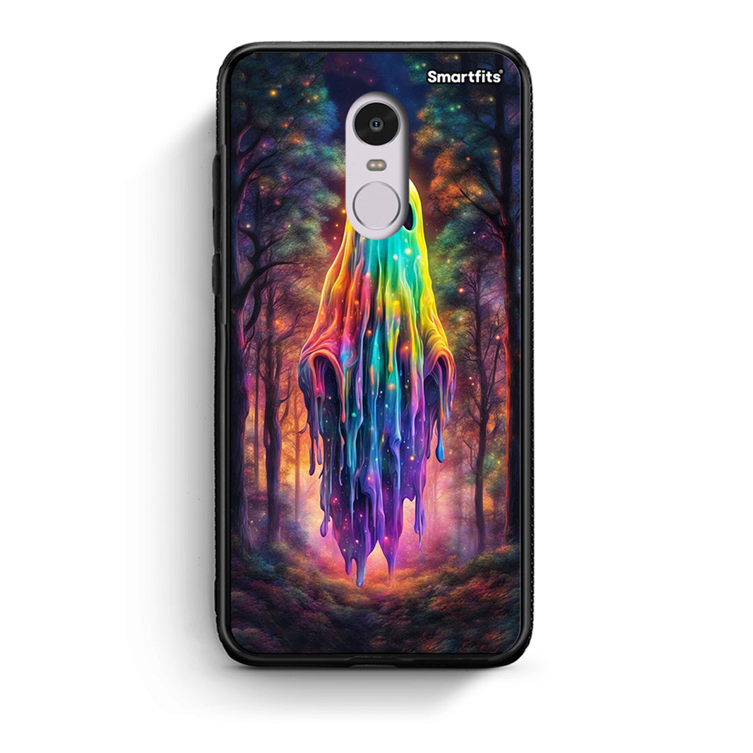 Xiaomi Redmi Note 4/4X Halloween Ghost θήκη από τη Smartfits με σχέδιο στο πίσω μέρος και μαύρο περίβλημα | Smartphone case with colorful back and black bezels by Smartfits