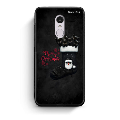 Xiaomi Redmi Note 4/4X Merry Cat Christmas θήκη από τη Smartfits με σχέδιο στο πίσω μέρος και μαύρο περίβλημα | Smartphone case with colorful back and black bezels by Smartfits