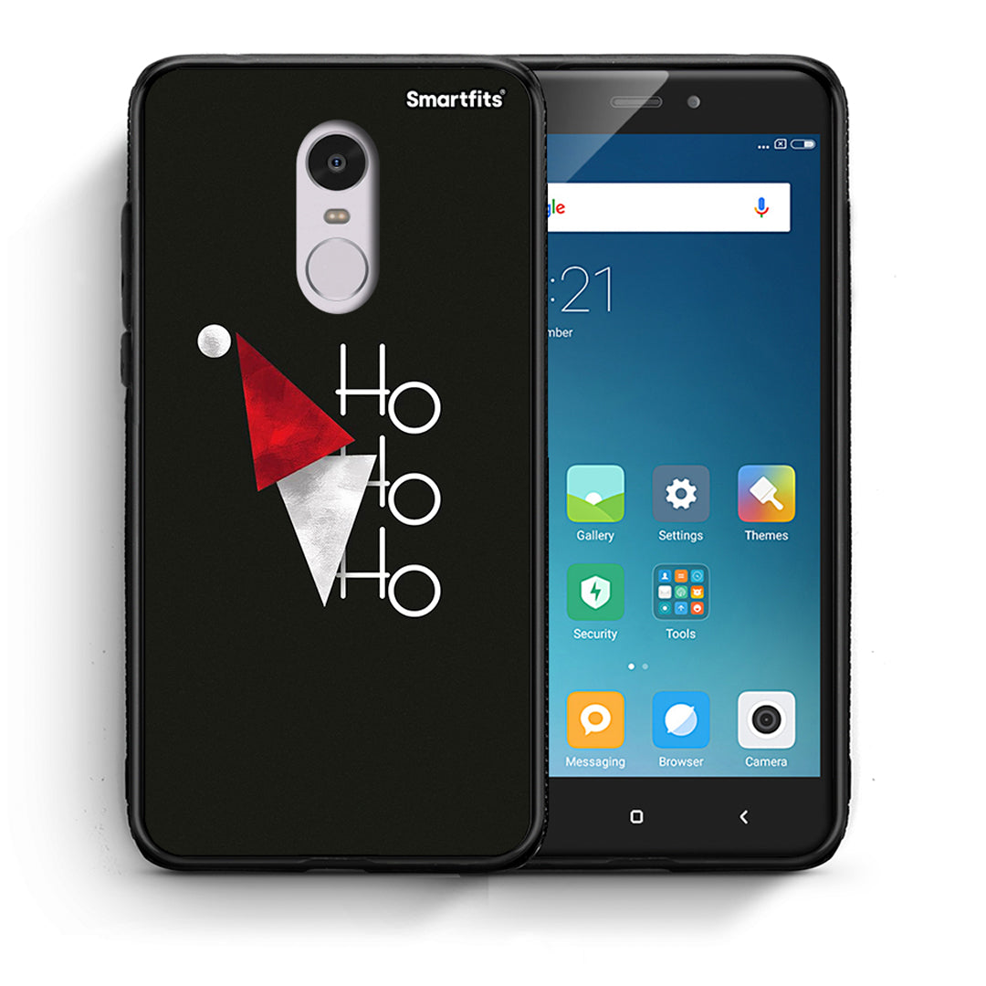 Θήκη Xiaomi Redmi Note 4/4X Minimal Christmas από τη Smartfits με σχέδιο στο πίσω μέρος και μαύρο περίβλημα | Xiaomi Redmi Note 4/4X Minimal Christmas case with colorful back and black bezels