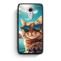 Thumbnail for Xiaomi Redmi Note 4/4X Summer Cat θήκη από τη Smartfits με σχέδιο στο πίσω μέρος και μαύρο περίβλημα | Smartphone case with colorful back and black bezels by Smartfits
