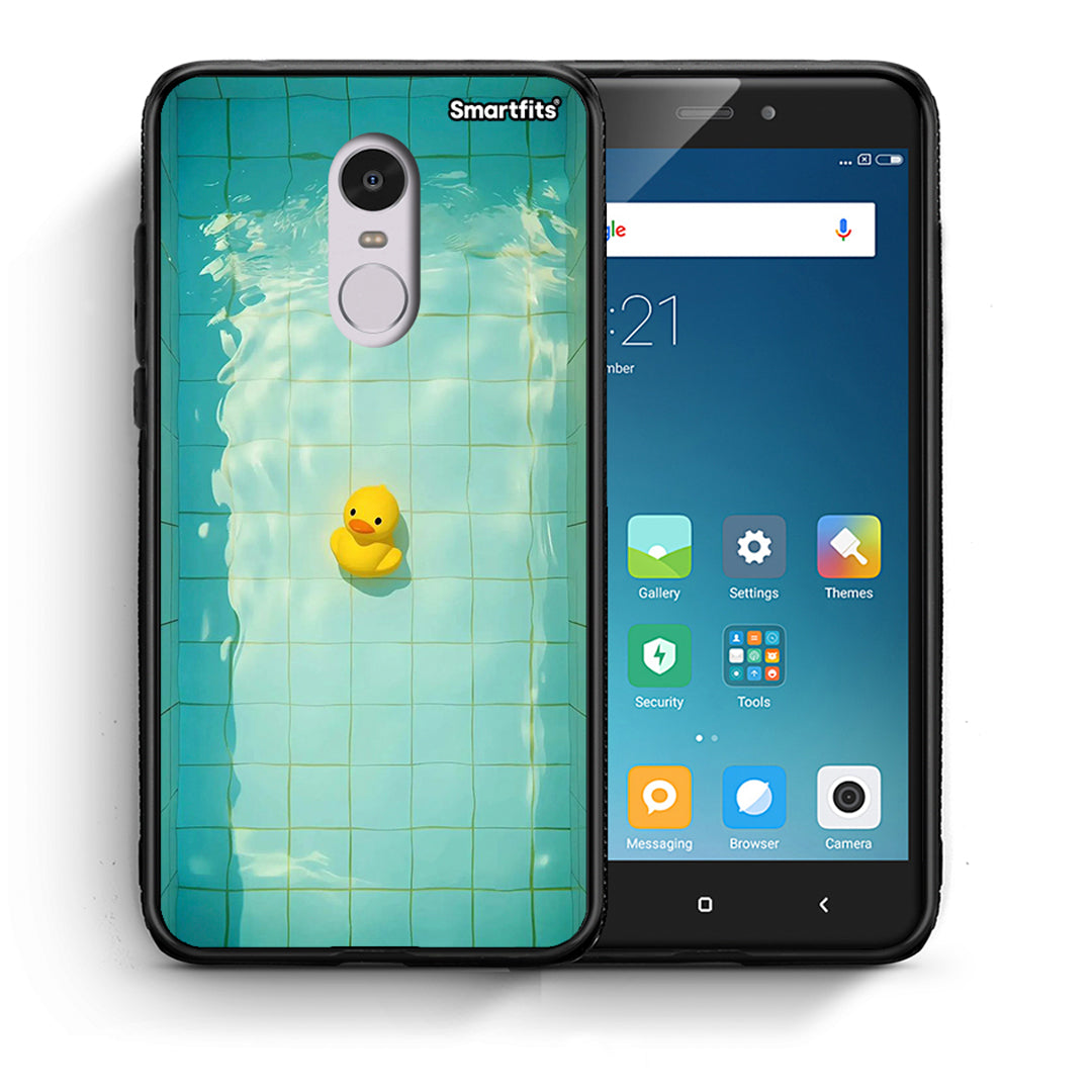 Θήκη Xiaomi Redmi Note 4/4X Yellow Duck από τη Smartfits με σχέδιο στο πίσω μέρος και μαύρο περίβλημα | Xiaomi Redmi Note 4/4X Yellow Duck case with colorful back and black bezels