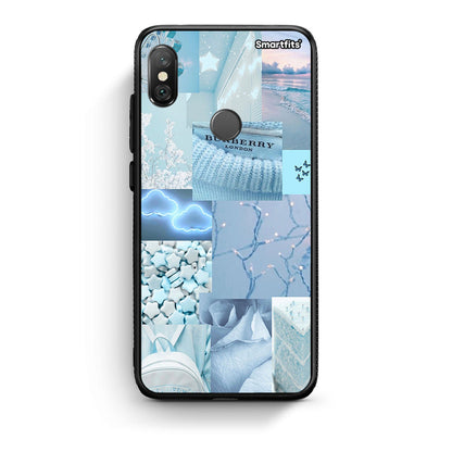 Xiaomi Redmi Note 5 Ciel Aesthetic Collage θήκη από τη Smartfits με σχέδιο στο πίσω μέρος και μαύρο περίβλημα | Smartphone case with colorful back and black bezels by Smartfits