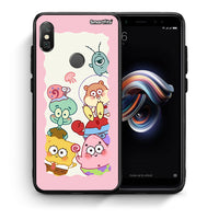 Thumbnail for Θήκη Xiaomi Redmi Note 5 Cute Companion από τη Smartfits με σχέδιο στο πίσω μέρος και μαύρο περίβλημα | Xiaomi Redmi Note 5 Cute Companion case with colorful back and black bezels