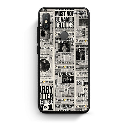 Xiaomi Redmi Note 5 Harry Paper θήκη από τη Smartfits με σχέδιο στο πίσω μέρος και μαύρο περίβλημα | Smartphone case with colorful back and black bezels by Smartfits