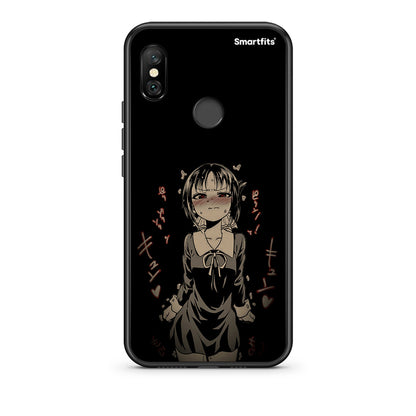 Xiaomi Redmi Note 6 Pro Anime Girl θήκη από τη Smartfits με σχέδιο στο πίσω μέρος και μαύρο περίβλημα | Smartphone case with colorful back and black bezels by Smartfits