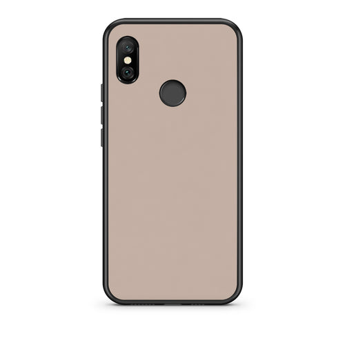 Θήκη Xiaomi Redmi Note 6 Pro Blush Beige από τη Smartfits με σχέδιο στο πίσω μέρος και μαύρο περίβλημα | Xiaomi Redmi Note 6 Pro Blush Beige case with colorful back and black bezels