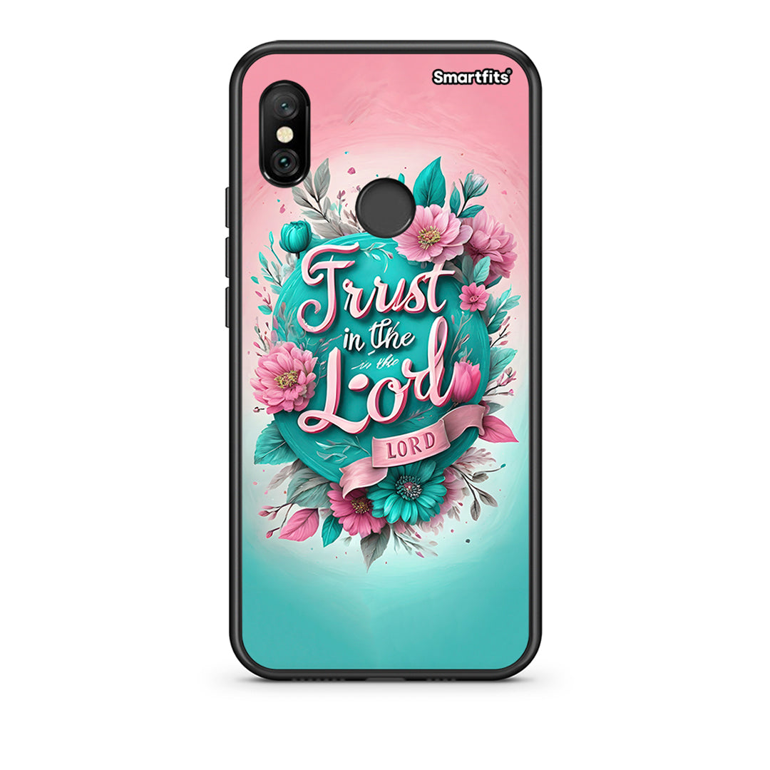 Xiaomi Redmi Note 6 Pro Lord Trust θήκη από τη Smartfits με σχέδιο στο πίσω μέρος και μαύρο περίβλημα | Smartphone case with colorful back and black bezels by Smartfits