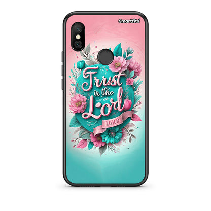 Xiaomi Redmi Note 6 Pro Lord Trust θήκη από τη Smartfits με σχέδιο στο πίσω μέρος και μαύρο περίβλημα | Smartphone case with colorful back and black bezels by Smartfits