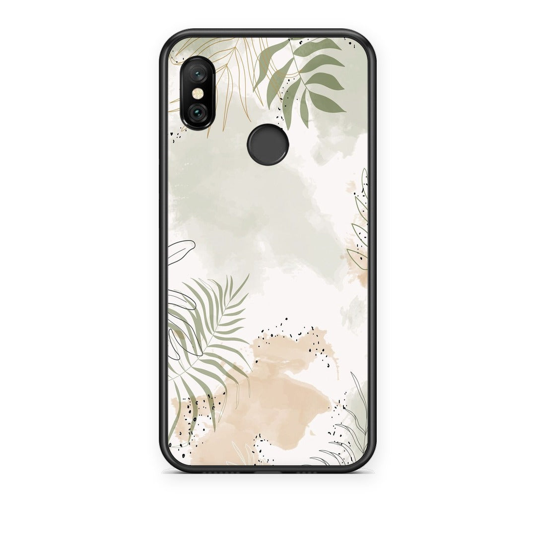 Θήκη Xiaomi Redmi Note 6 Pro Nude Plants από τη Smartfits με σχέδιο στο πίσω μέρος και μαύρο περίβλημα | Xiaomi Redmi Note 6 Pro Nude Plants case with colorful back and black bezels