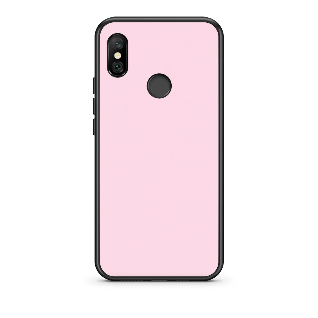 Θήκη Xiaomi Redmi Note 6 Pro Pale Pink από τη Smartfits με σχέδιο στο πίσω μέρος και μαύρο περίβλημα | Xiaomi Redmi Note 6 Pro Pale Pink case with colorful back and black bezels