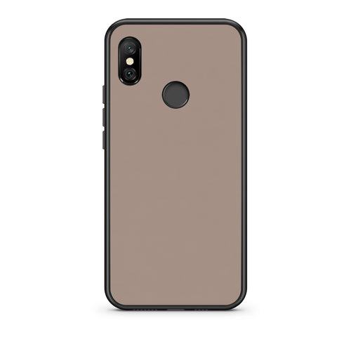 Θήκη Xiaomi Redmi Note 6 Pro Warm Taupe από τη Smartfits με σχέδιο στο πίσω μέρος και μαύρο περίβλημα | Xiaomi Redmi Note 6 Pro Warm Taupe case with colorful back and black bezels