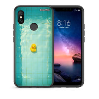 Thumbnail for Θήκη Xiaomi Redmi Note 6 Pro Yellow Duck από τη Smartfits με σχέδιο στο πίσω μέρος και μαύρο περίβλημα | Xiaomi Redmi Note 6 Pro Yellow Duck case with colorful back and black bezels