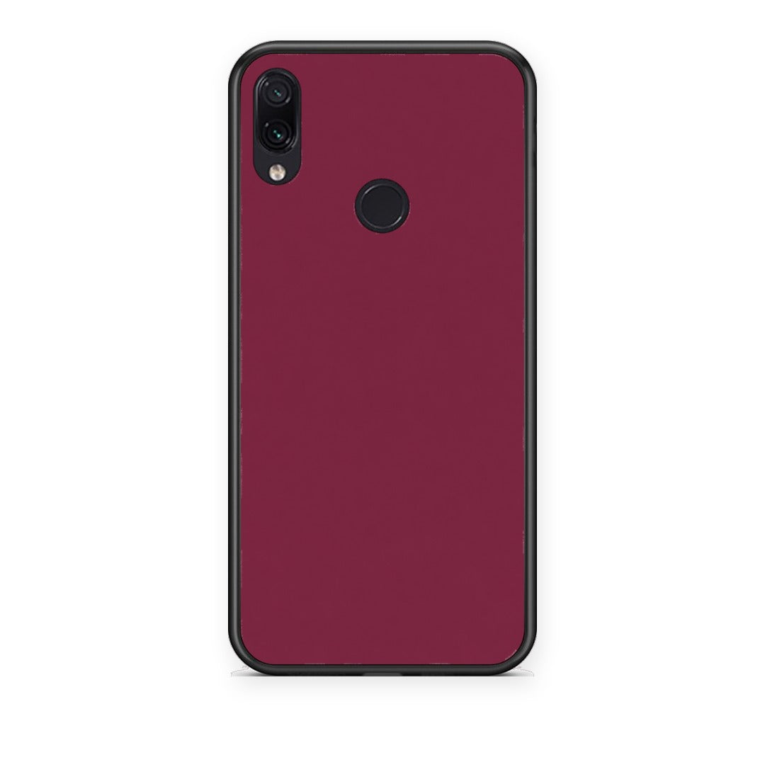 Θήκη Xiaomi Redmi Note 7 Burgundy από τη Smartfits με σχέδιο στο πίσω μέρος και μαύρο περίβλημα | Xiaomi Redmi Note 7 Burgundy case with colorful back and black bezels