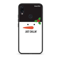 Thumbnail for Xiaomi Redmi Note 7 Christmas Chillin θήκη από τη Smartfits με σχέδιο στο πίσω μέρος και μαύρο περίβλημα | Smartphone case with colorful back and black bezels by Smartfits