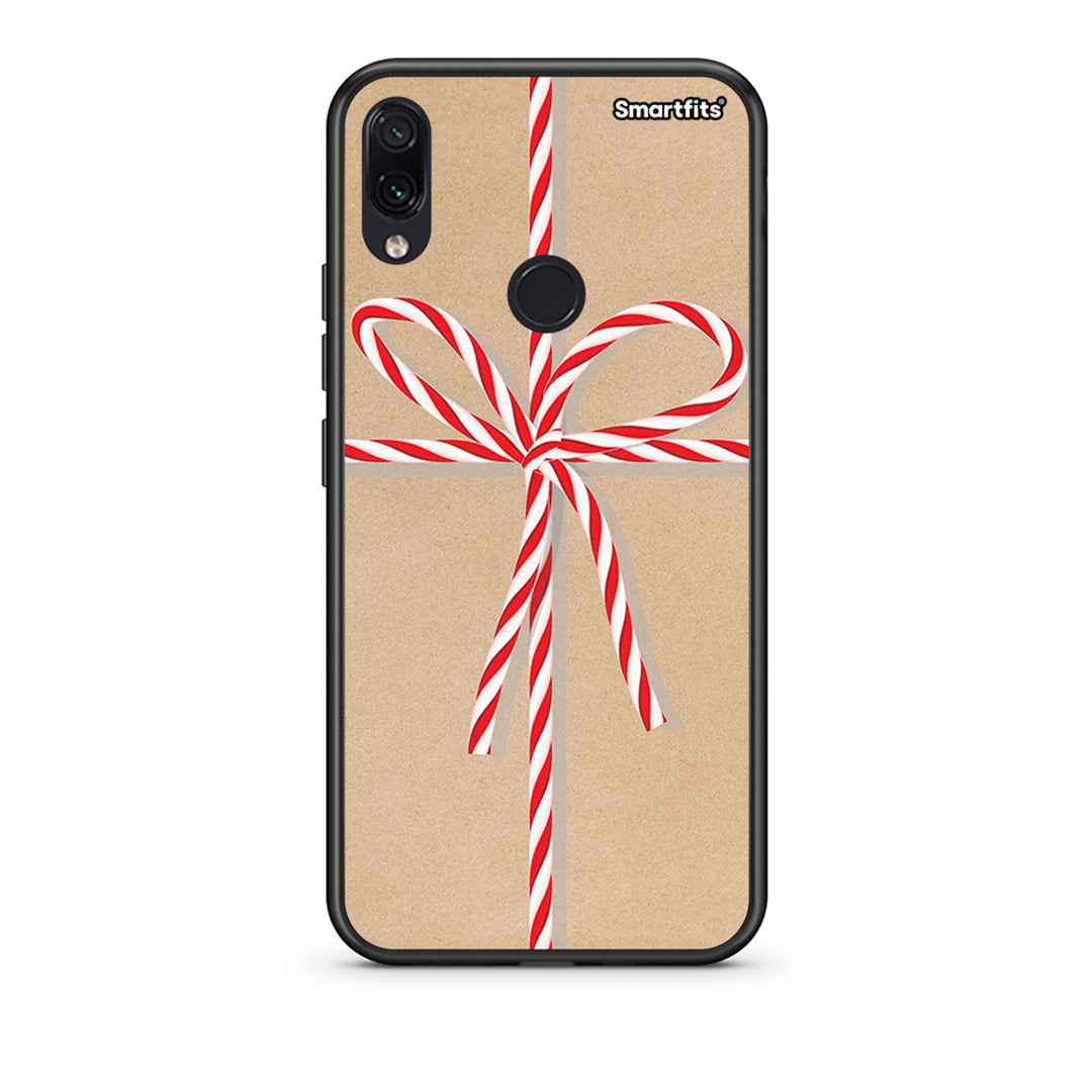 Xiaomi Redmi Note 7 Christmas Gift θήκη από τη Smartfits με σχέδιο στο πίσω μέρος και μαύρο περίβλημα | Smartphone case with colorful back and black bezels by Smartfits