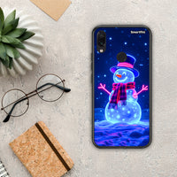 Thumbnail for Christmas Neon Snowman - Xiaomi Redmi Note 7 θήκη