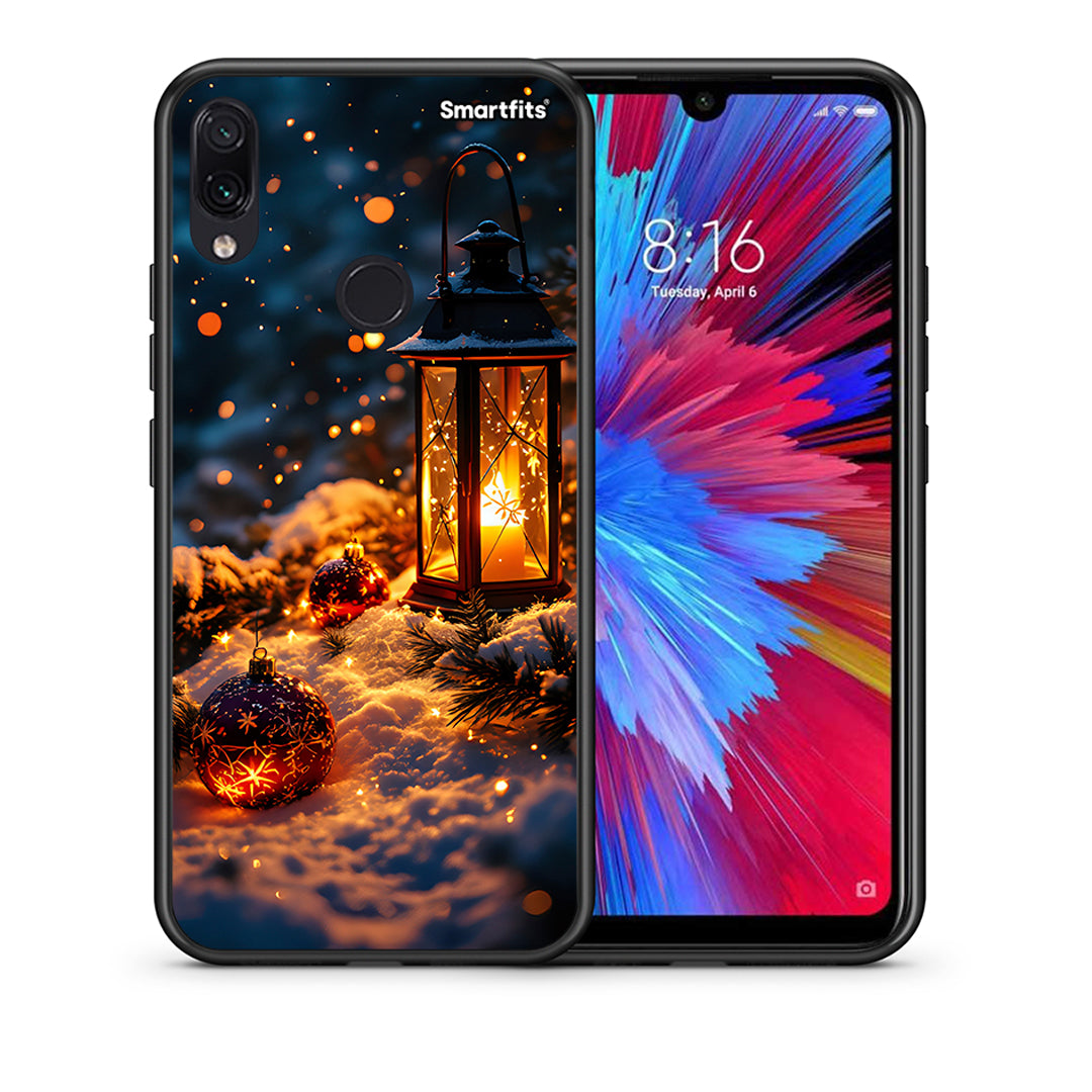 Θήκη Xiaomi Redmi Note 7 Christmas Ornaments από τη Smartfits με σχέδιο στο πίσω μέρος και μαύρο περίβλημα | Xiaomi Redmi Note 7 Christmas Ornaments case with colorful back and black bezels