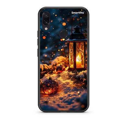 Xiaomi Redmi Note 7 Christmas Ornaments θήκη από τη Smartfits με σχέδιο στο πίσω μέρος και μαύρο περίβλημα | Smartphone case with colorful back and black bezels by Smartfits
