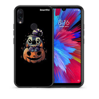 Thumbnail for Θήκη Xiaomi Redmi Note 7 Halloween Stitch από τη Smartfits με σχέδιο στο πίσω μέρος και μαύρο περίβλημα | Xiaomi Redmi Note 7 Halloween Stitch case with colorful back and black bezels