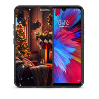 Thumbnail for Θήκη Xiaomi Redmi Note 7 Home For Christmas από τη Smartfits με σχέδιο στο πίσω μέρος και μαύρο περίβλημα | Xiaomi Redmi Note 7 Home For Christmas case with colorful back and black bezels