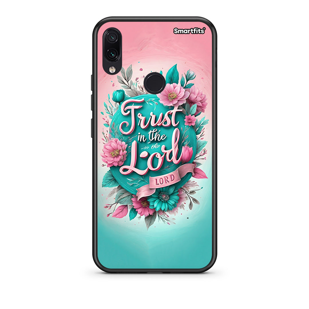 Xiaomi Redmi Note 7 Lord Trust θήκη από τη Smartfits με σχέδιο στο πίσω μέρος και μαύρο περίβλημα | Smartphone case with colorful back and black bezels by Smartfits