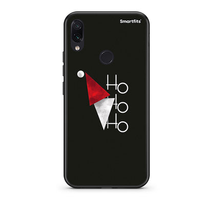 Xiaomi Redmi Note 7 Minimal Christmas θήκη από τη Smartfits με σχέδιο στο πίσω μέρος και μαύρο περίβλημα | Smartphone case with colorful back and black bezels by Smartfits