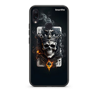 Thumbnail for Xiaomi Redmi Note 7 Skull King Ace θήκη από τη Smartfits με σχέδιο στο πίσω μέρος και μαύρο περίβλημα | Smartphone case with colorful back and black bezels by Smartfits