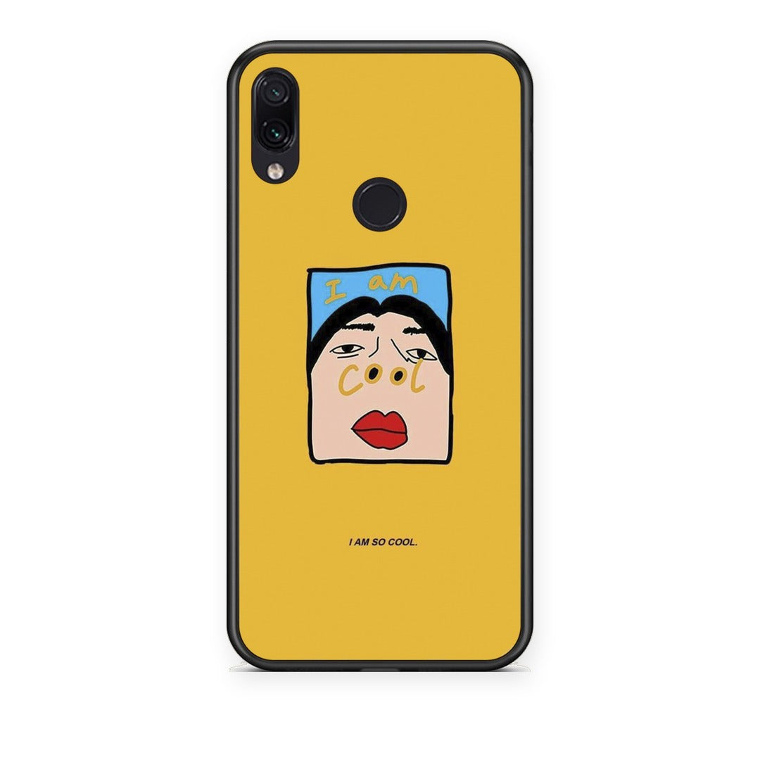 Θήκη Xiaomi Redmi Note 7 So Cool από τη Smartfits με σχέδιο στο πίσω μέρος και μαύρο περίβλημα | Xiaomi Redmi Note 7 So Cool case with colorful back and black bezels