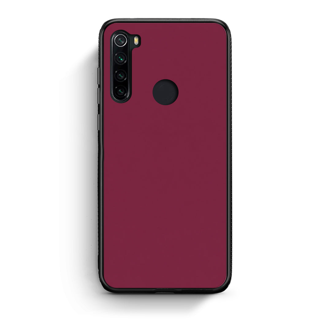 Θήκη Xiaomi Redmi Note 8 Burgundy από τη Smartfits με σχέδιο στο πίσω μέρος και μαύρο περίβλημα | Xiaomi Redmi Note 8 Burgundy case with colorful back and black bezels