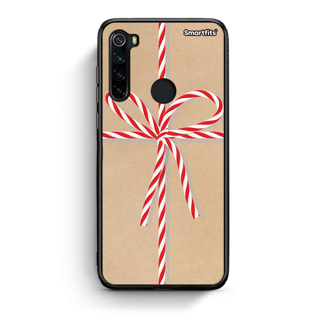 Xiaomi Redmi Note 8 Christmas Gift θήκη από τη Smartfits με σχέδιο στο πίσω μέρος και μαύρο περίβλημα | Smartphone case with colorful back and black bezels by Smartfits