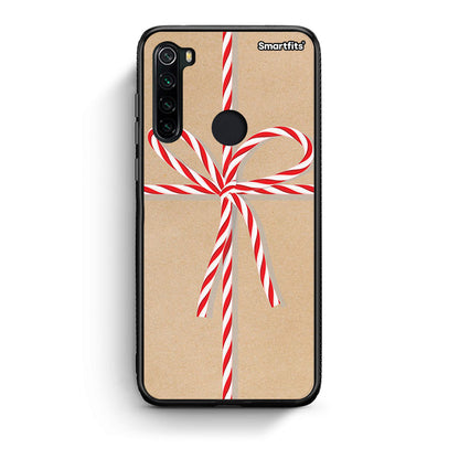 Xiaomi Redmi Note 8 Christmas Gift θήκη από τη Smartfits με σχέδιο στο πίσω μέρος και μαύρο περίβλημα | Smartphone case with colorful back and black bezels by Smartfits