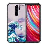 Thumbnail for Θήκη Xiaomi Redmi Note 8 Pro Blue Waves από τη Smartfits με σχέδιο στο πίσω μέρος και μαύρο περίβλημα | Xiaomi Redmi Note 8 Pro Blue Waves case with colorful back and black bezels