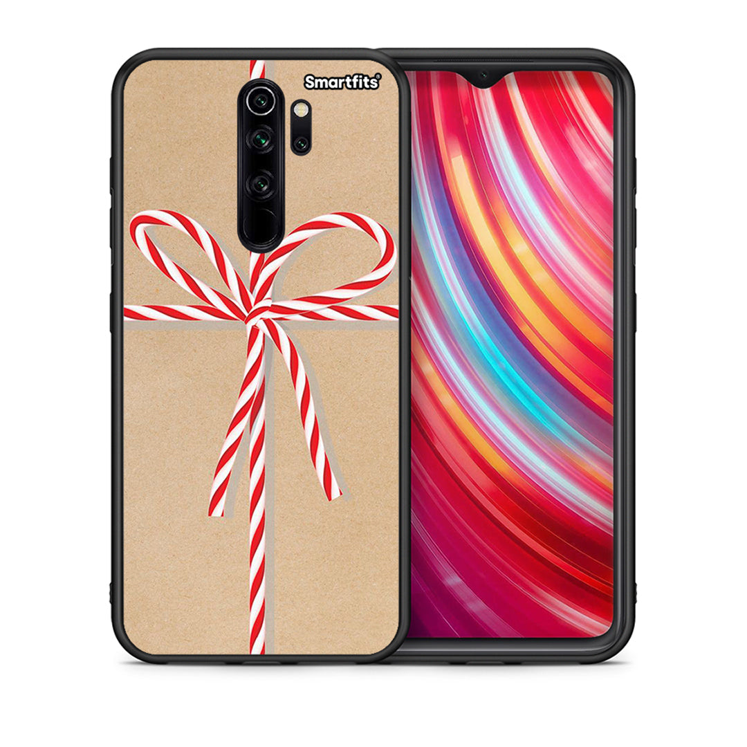 Θήκη Xiaomi Redmi Note 8 Pro Christmas Gift από τη Smartfits με σχέδιο στο πίσω μέρος και μαύρο περίβλημα | Xiaomi Redmi Note 8 Pro Christmas Gift case with colorful back and black bezels