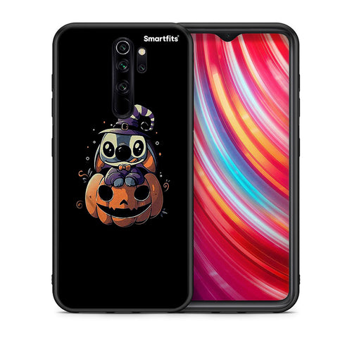 Θήκη Xiaomi Redmi Note 8 Pro Halloween Stitch από τη Smartfits με σχέδιο στο πίσω μέρος και μαύρο περίβλημα | Xiaomi Redmi Note 8 Pro Halloween Stitch case with colorful back and black bezels