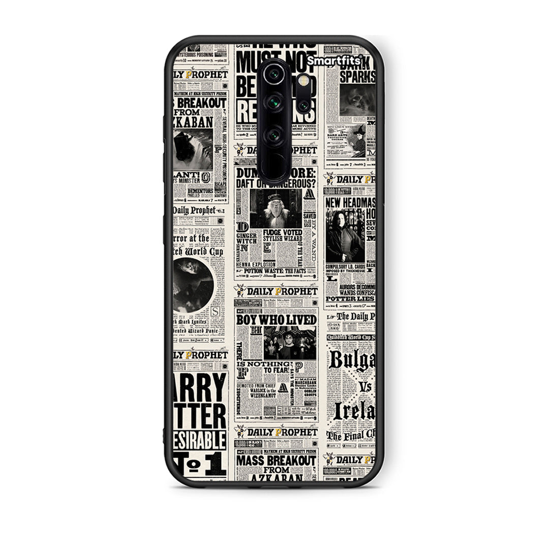 Xiaomi Redmi Note 8 Pro Harry Paper θήκη από τη Smartfits με σχέδιο στο πίσω μέρος και μαύρο περίβλημα | Smartphone case with colorful back and black bezels by Smartfits