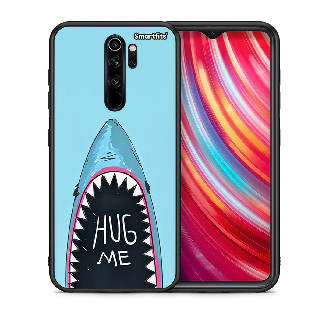 Θήκη Xiaomi Redmi Note 8 Pro Hug Me από τη Smartfits με σχέδιο στο πίσω μέρος και μαύρο περίβλημα | Xiaomi Redmi Note 8 Pro Hug Me case with colorful back and black bezels