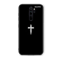 Thumbnail for Xiaomi Redmi Note 8 Pro White Cross θήκη από τη Smartfits με σχέδιο στο πίσω μέρος και μαύρο περίβλημα | Smartphone case with colorful back and black bezels by Smartfits