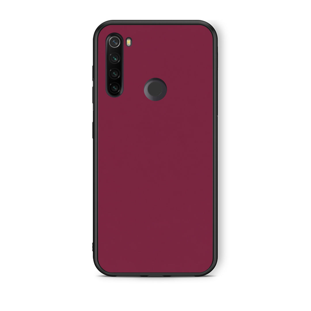 Θήκη Xiaomi Redmi Note 8T Burgundy από τη Smartfits με σχέδιο στο πίσω μέρος και μαύρο περίβλημα | Xiaomi Redmi Note 8T Burgundy case with colorful back and black bezels