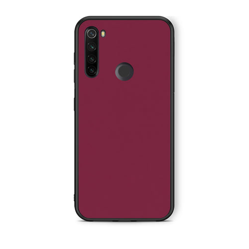 Θήκη Xiaomi Redmi Note 8T Burgundy από τη Smartfits με σχέδιο στο πίσω μέρος και μαύρο περίβλημα | Xiaomi Redmi Note 8T Burgundy case with colorful back and black bezels