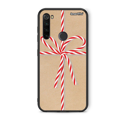 Xiaomi Redmi Note 8T Christmas Gift θήκη από τη Smartfits με σχέδιο στο πίσω μέρος και μαύρο περίβλημα | Smartphone case with colorful back and black bezels by Smartfits