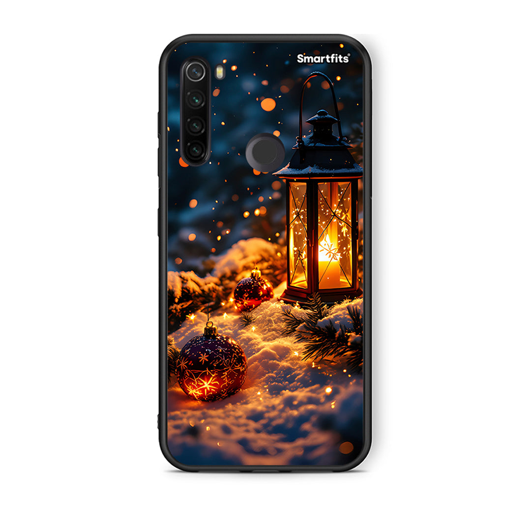 Xiaomi Redmi Note 8T Christmas Ornaments θήκη από τη Smartfits με σχέδιο στο πίσω μέρος και μαύρο περίβλημα | Smartphone case with colorful back and black bezels by Smartfits